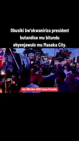 Akulidde enteekateeka z'okwaniriza president Hon Lubowa Ssebina Gyaviira ne Mayor Florence Namayanja baguddewo obusiki bwokwaniriza president mu kibuga Masaka nga basinzidde mu kabuga ake Mpugwe.@National Unity Platform @Hon Namutyaba Sylvia (Omugave) @Joel Ssenyonyi @Danton k 256 @selector devie @David Lewis Rubongoya @Salim Sadat 
