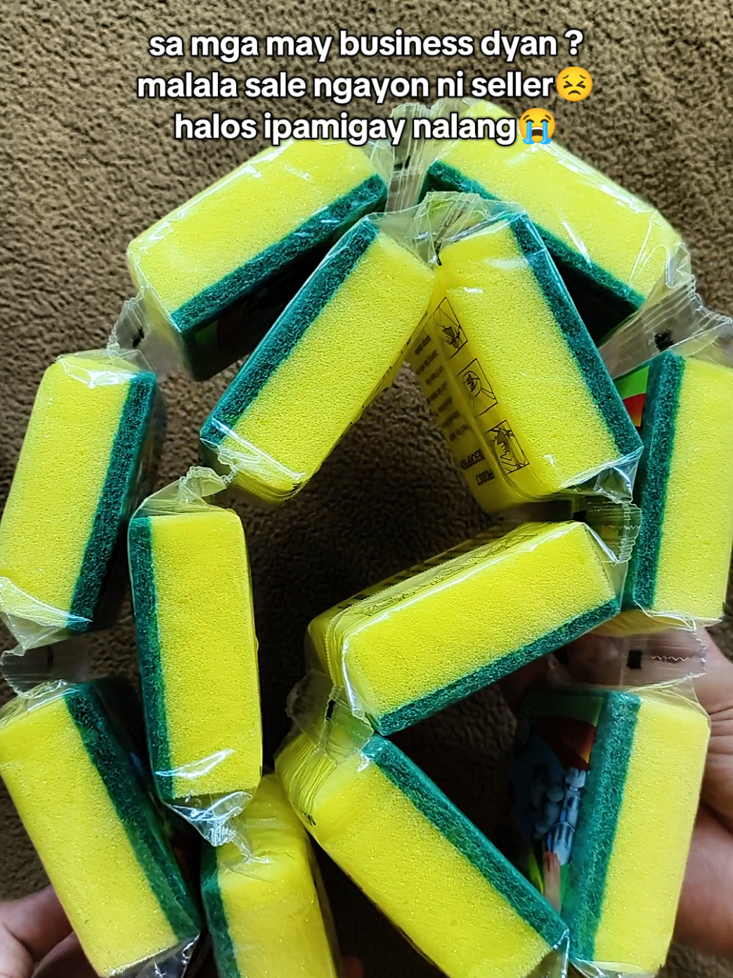 12 PCS DISHWASHING SPONGE #dishwashingsponge #multipurposesponge #sponge #dishsoapsoftscrubpastesponge #12pcssponge