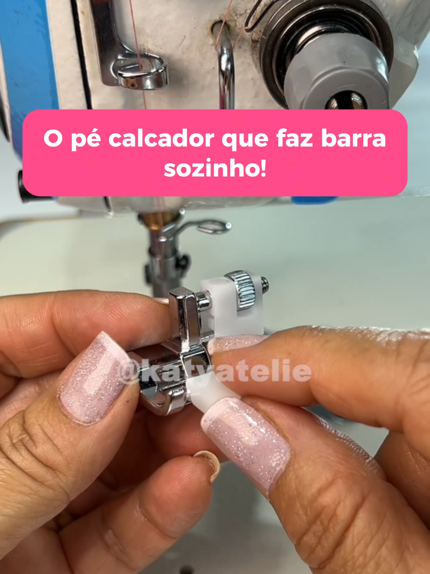 O pé calcador que faz barra sozinho!
