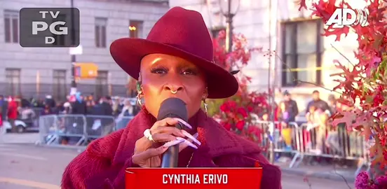 Feeling Good✨ #fyp #cynthiaerivo #macysthanksgivingdayparade #thanksgiving #holiday 