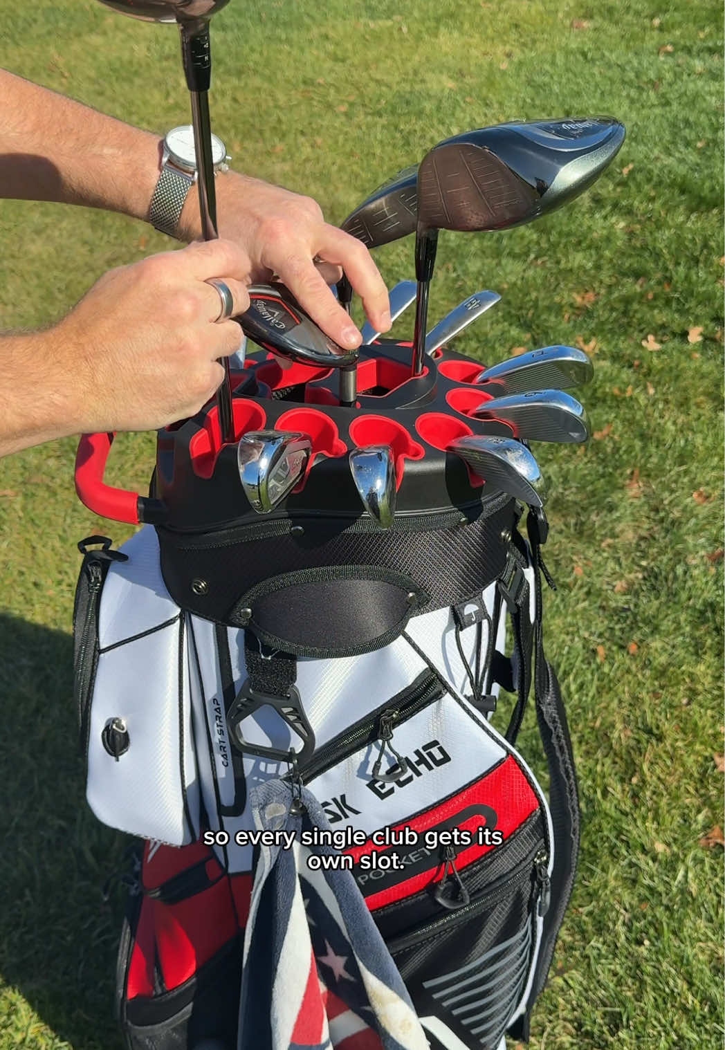 If you are looking for the perfect golf bag for the golfer in your life take the opportunity to get the @AskEchoGolf T-Lock bag during Black Friday for the best present this holiday season! #golfbag #giftsforgolfers #giftsforhim #giftideas 
