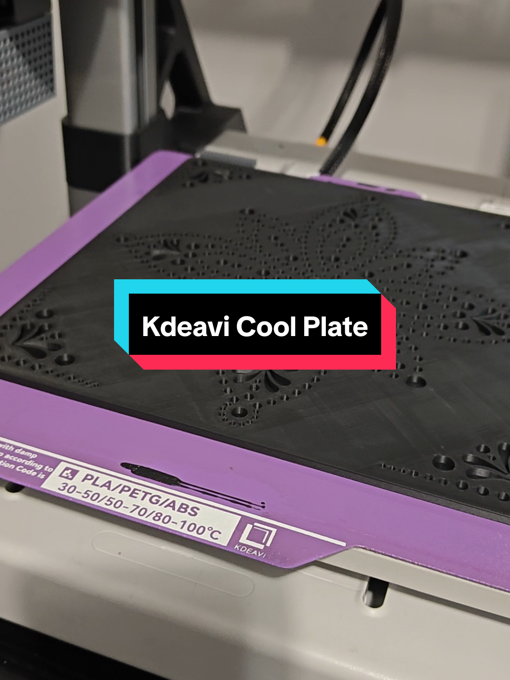Cool Plates are where it's at! #3dprint #3dprinter #3dprinted #bambulab #tiktokshopblackfriday 