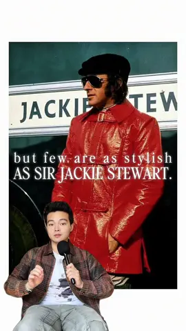 The most fashionable man to race in Formula 1 might just be Sir Jackie Stewart. Here’s why #formula1 #f1 #jackiestewart #styleinspo #vintagefashion 