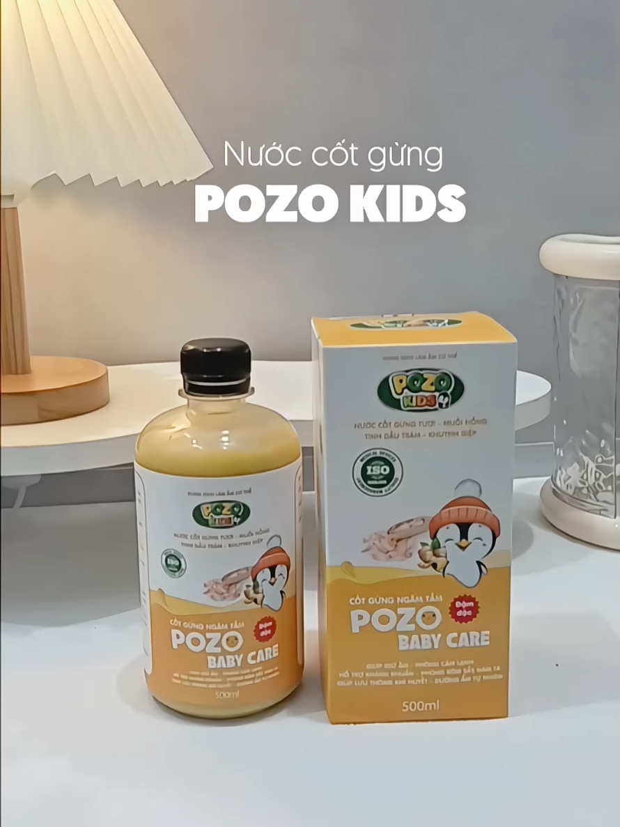 Cốt gừng không bã, giữ ấm cho con kể khi đang tắm #cotgungtramkhuynhdiep #cotgung #cotgungngamchan #pozokids #tinymetuinho 