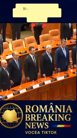 Moșteanu bea cafea, în timp ce se intonează imnul național!