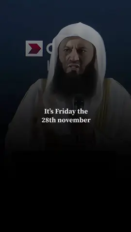 It’s Friday 28 November . . . . #islamic_video #peace #alhamdulillah #trustallah #جمعه_مباركه 