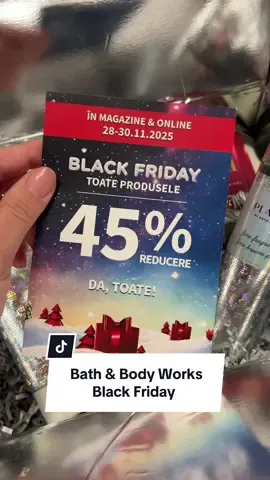 #BlackFriday la @Bath & Body Works Romania ♥️ #thebeautycorner #bathandbodyworks #bbw #fyp 