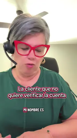 La cliente que no quiere verificar la cuenta#bilingual #callcentercomedy #callcenterlife 