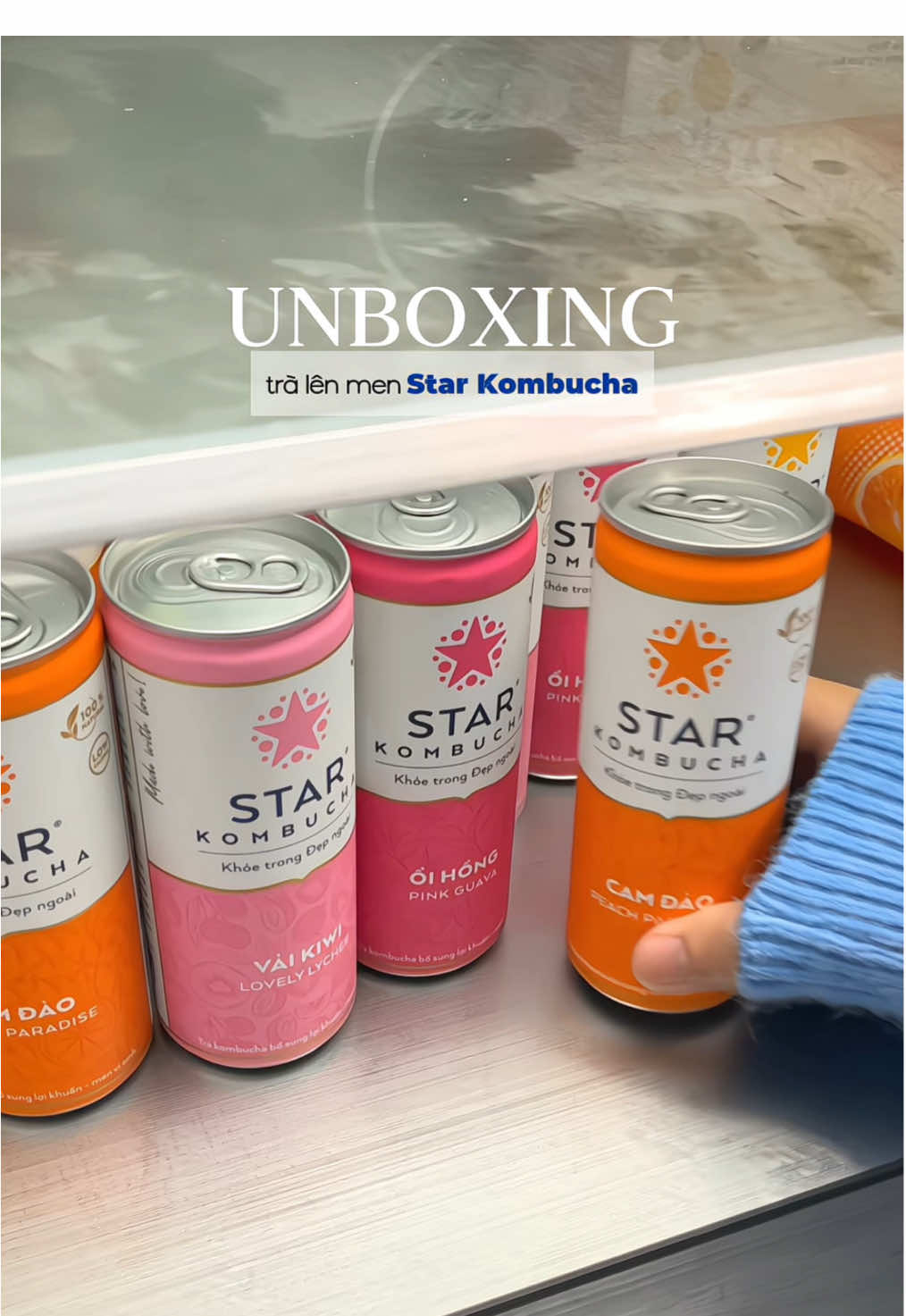 uống hoài hong thấy chán lun á 🥤🏖️#starkombucha #nuocuongboduong #unboxing #viral #muataitiktok 
