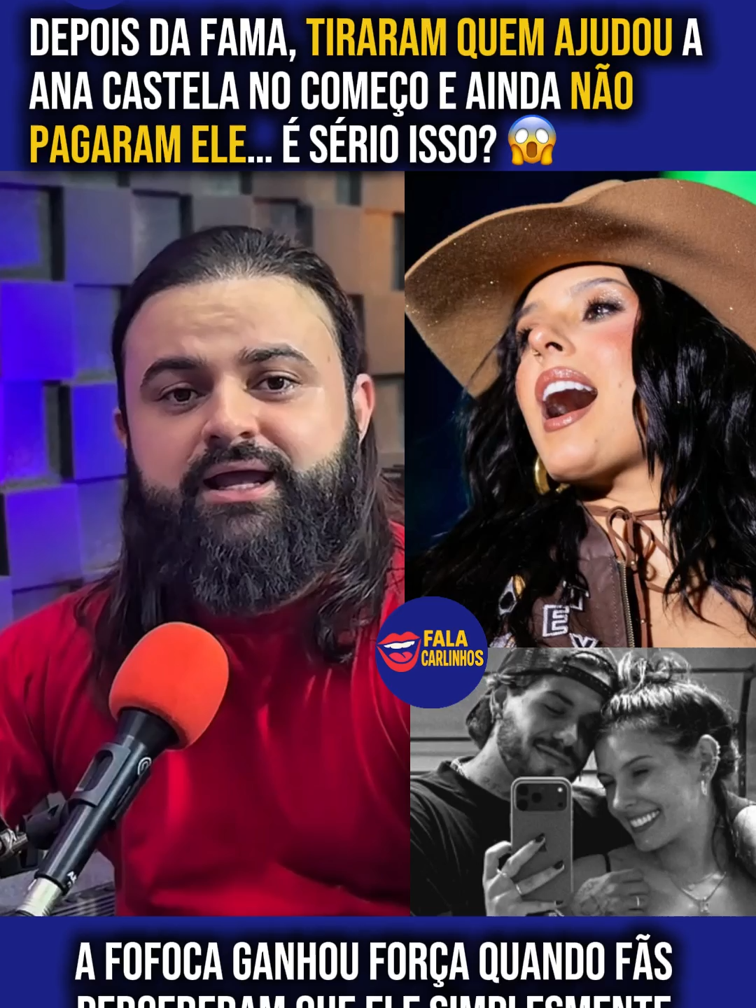 O investidor foi chutado do projeto #casoanacastela #famosos #fofoca #anacastela #zefelipe