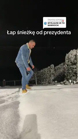Odpowiadanie użytkownikowi @Marcin✈️❤️ Na 100% jej nie złapiesz… czy się mylę? 😏#śnieżka #snieg #snow #christmas #fyp 