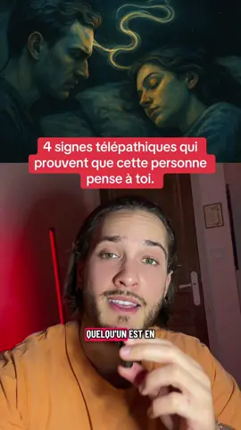 4 signes télépathiques qui prouvent que cette personne pense à toi. #télépathie ##spirituel##energie##reve