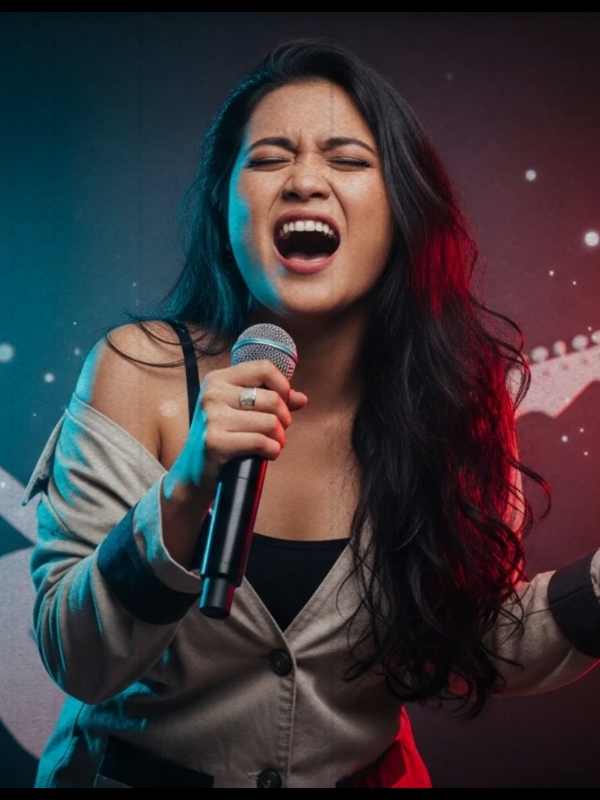 MELLY GOESLAW - KU BAHAGIA  COVER ROCK VERSION