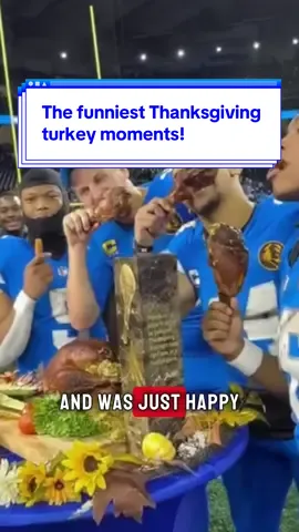 The funniest Thanksgiving turkey moments! #foryoupage #nfl #lions #packers #thanksgiving 