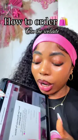 How to use the website to place an order 🛍️🛍️ #smallbusinessowner #smallbusinessowner #lipglossbusiness #lipglossmaking #handmadelipgloss 