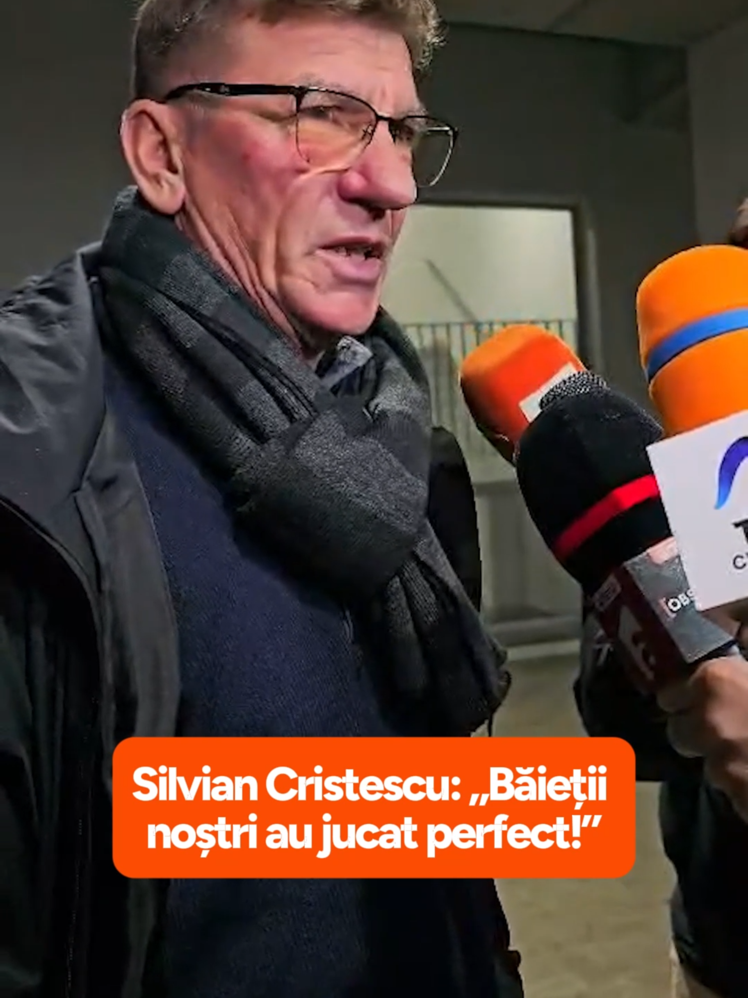 👏 Cristescu, după meci: „Băieții au fost PERFECȚI!”