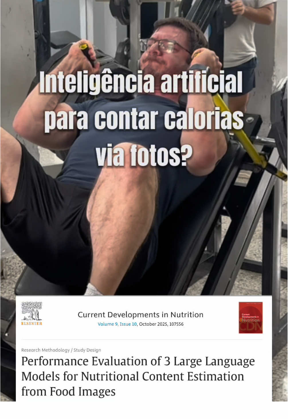 Como a pesquisa foi feita? 52 fotos de alimentos foram usadas (componentes isolados e refeições completas). Três tamanhos de porção: pequeno, médio e grande. Cada modelo recebeu o mesmo prompt, solicitando: Identificar os componentes do prato; Estimar volume/peso usando talheres e prato como referência visual; Estimar valores nutricionais; Gerar tabela com peso, calorias, carboidratos, gorduras e proteínas. Valores de referência vieram de: Pesagem direta e Base Dietist NET (USDA) RESULTADOS: Erro médio percentual absoluto (MAPE) para estimativa de peso: ChatGPT: 36.3% Claude: 37.3% Gemini: 65.0% MAPE para calorias: ChatGPT: 35.8% Claude: 35.8% Gemini: 64.2% Conclusão: Todos os modelos subestimaram porções maiores. O viés se aumentou conforme o tamanho da porção aumentava. Algumas confusões em relação aos alimentos (confundiu ovos com macarrão). Não substituem nutricionistas ou a pesagem direta os alimentos.  #alimentação #IA #dieta