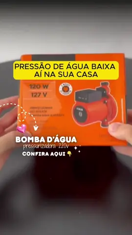 Bomba D’Água Pressurizadora Foxlux 120W – 220V Por R$232,00 ➡️ Corre lá na minha bio no TikTok e clique no link! #bombadagua #bombapressurizadora   #ShopeeBrasil #achadosdamari 
