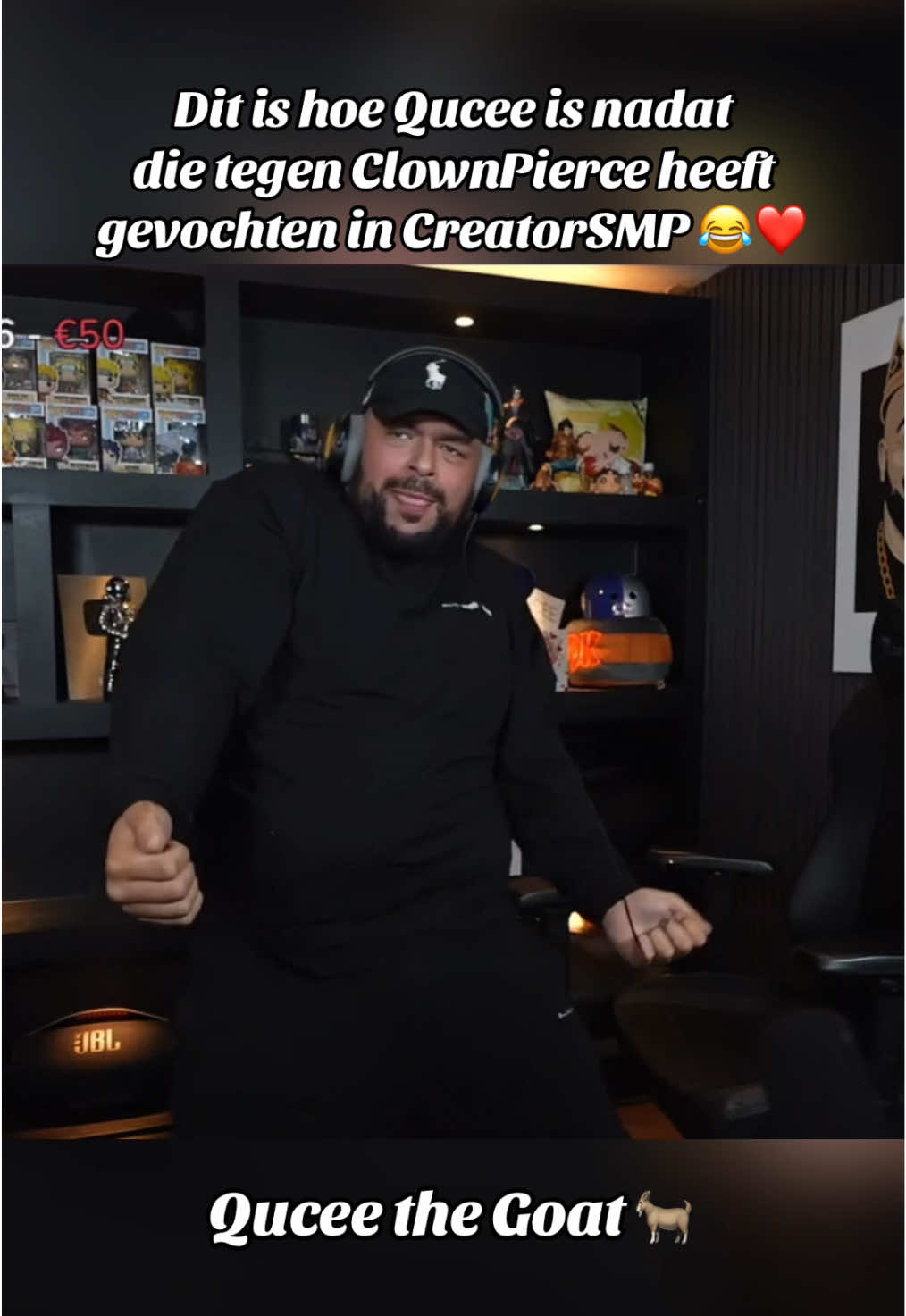 Dit is hoe Qucee is nadat  die tegen ClownPierce heeft gevochten in CreatorSMP 😂❤️ @Qucee #qucee #creatorsmp #Minecraft #clownpierce #CapCut 