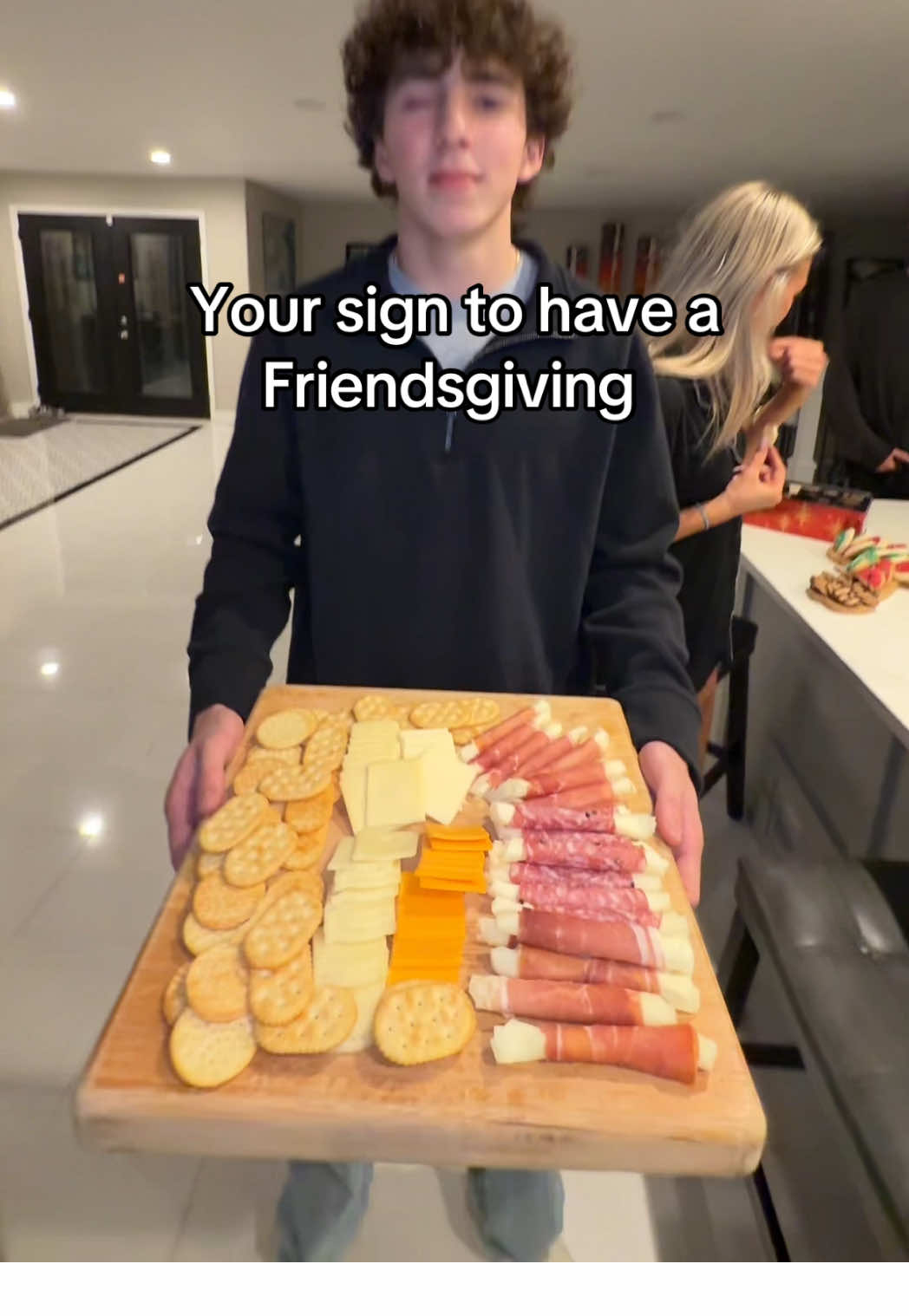 Ignore the fact it’s mostly candy #thanksgiving #friendsgiving #nightout #friends #fypシ 