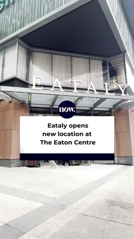 Eataly’s new two-level home at Eaton Centre is serving coffee, pizza, pasta, pastries and more — here’s a look inside. 🍝☕ #Toronto #Eataly Read more at nowtoronto.com.