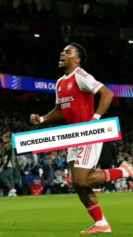 The perfect connection 💥 #afc #arsenal #jurrientimber #ucl 