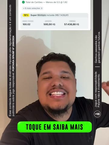 O grupo de ODDS ALTAS que mais forra no Brasil!