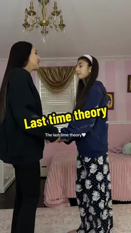 The last time theory trend with my only daughter🥹