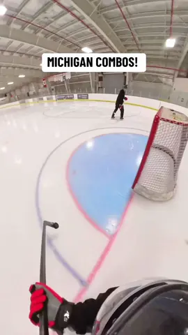 MICHIGAN COMBOS with @HES Hockey ! #hockey #pavelbarber 