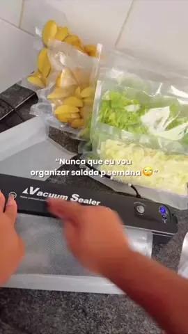Conserve seus alimentos por muito mais tempo! Vedação hermética + vai com 10 sacos! #SeladoraAVacuo #CozinhaPratica #AchadinhosShopee #ShopeeVideo #PromoShopee 