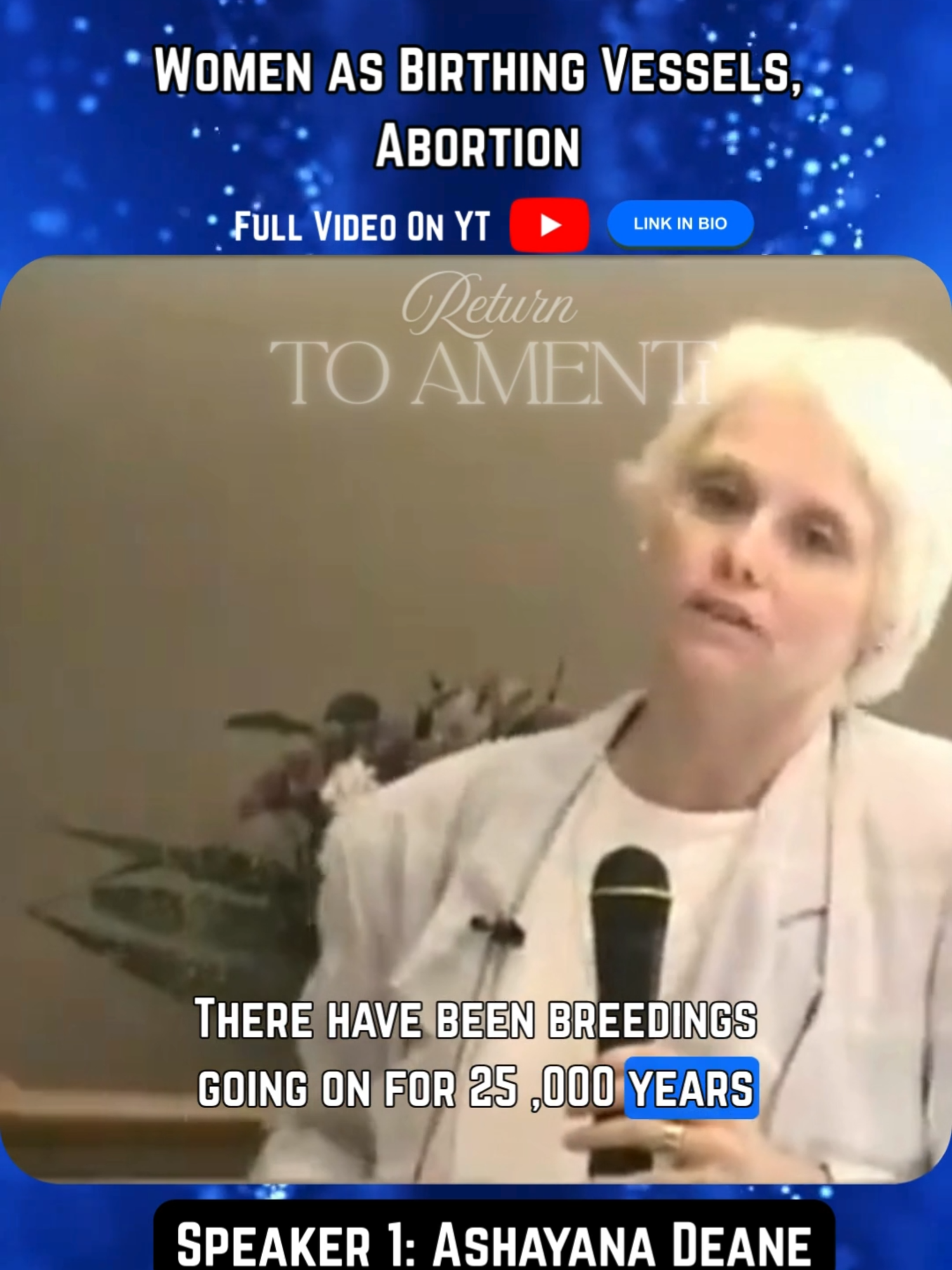 Women as Birthing Vessels, Abortion The Kathara Bio-Spiritual Healing System Introduction to Kathara 1 & 2 Calgary, Canada Feb 1-3, 2002 Full Video in YT https://www.youtube.com/@timelessvoyagers Link to books and manuals: https://linktr.ee/ #spiritualitytiktok #spirituality #ashayanadeane #abortion