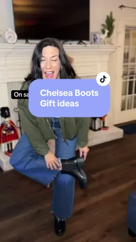 These chunky Chelsea boots are so comfortable and versatile. They are true to size and come in different colors. Would make a great Christmas gift idea. #christmasgiftideas #chelseaboots #tiktokshopblackfriday #fashiondeals 