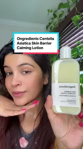 Ongredients Centella Asiatica Skin Barrier Calming Lotion #ongredients #calminglotion #skincare #dryskin #blackfriday 