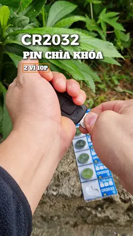 2 vỉ 10 viên CR2032 thay remote xe máy #pincr2032 #pinchiakhoaxemay #remote #xemay 