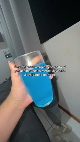 Queria ter descoberto antes esse suco azul #fy 