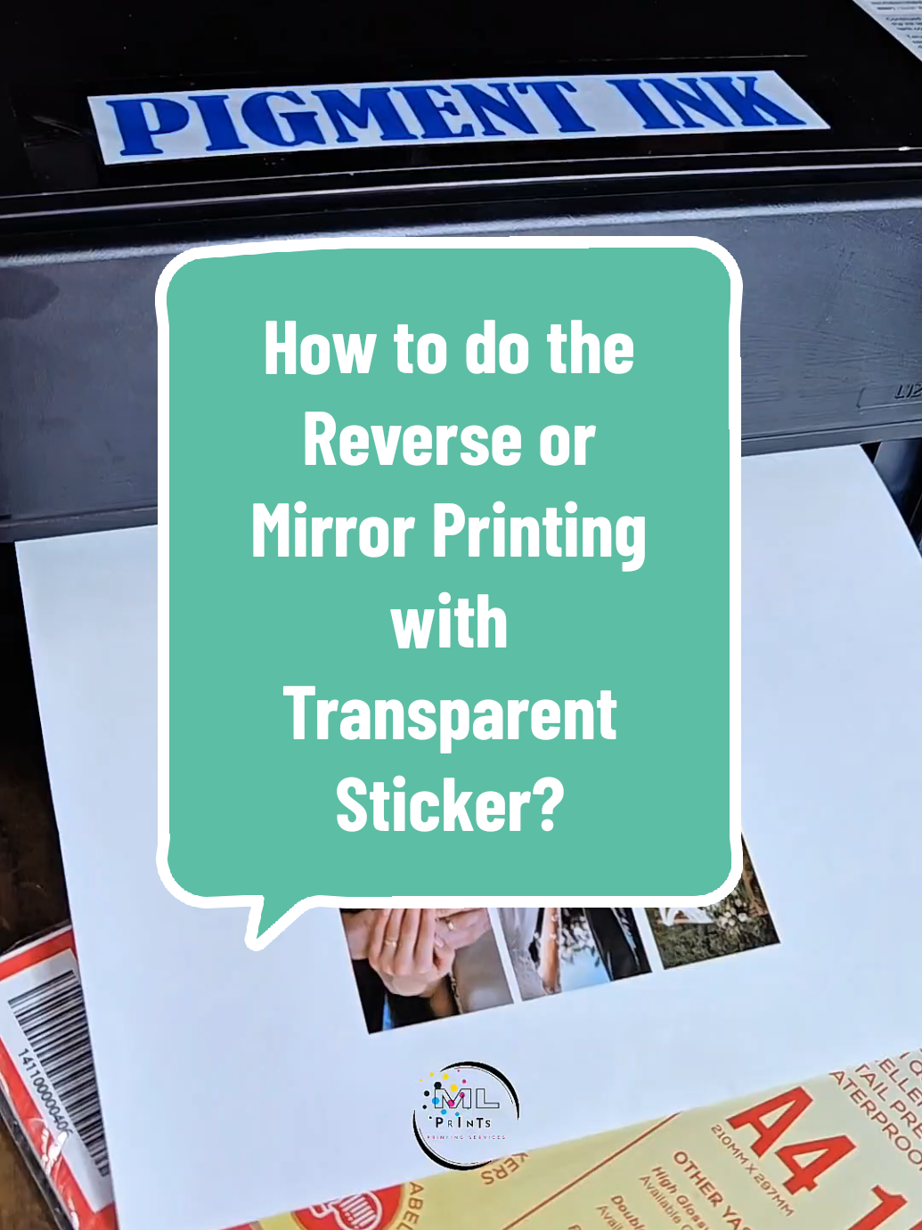 Replying to @janettegeronimo1012  How to do mirror printing using transparent sticker? Tutorial #craftersoftiktok #mirrorprinting #transparentsticker #transparentvinyl #tutorial 