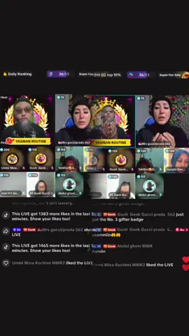 assalamualika ya rasullalah assallumaikum ya nabi yalallah  timakasih ya rabb kami masih di beri kesempatan lagi untuk bersama2 melaksana pengajian yassinan routine kami bersama org2 baik dng family kecik kami Genk Gucci.Prada562 semoga kita selalu ada dlm lindungan Allah swt di setiap langkah kami serta rahmat dan ridho mu sihat2 semua semoga kita jumpa di syurga nya Allah Aamiin2 Allah huma Aamiin 🤲  #follwers  #humanbeing  #humble 