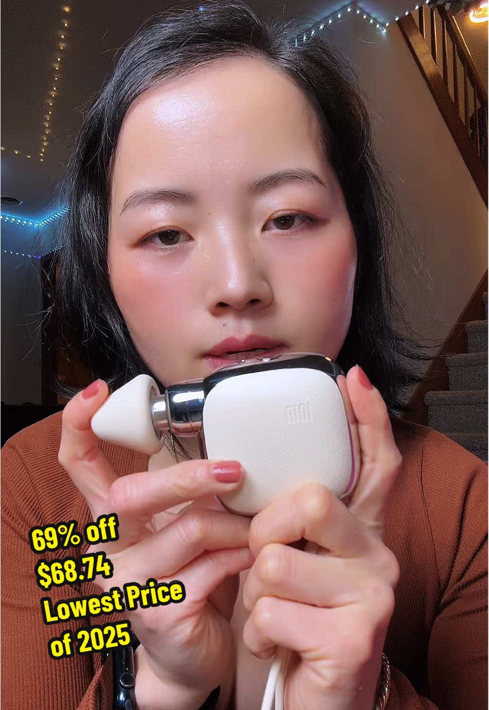 BLACK FRIDAY INIA PocketForce Palm-Sized Massage Gun - Portable Deep Tissue Massager with 3000 Percussions/Min, 7mm Stroke Depth & 10 Ibs Force, Ultra-Quiet <48dB, 3 Heads & 4 Speeds, USB Rechargeable Gift Set, Perfect Black Friday Gift @inia_beautycare #inia #deeptissuemassager #massager #massagergun #tiktokshopblackfriday 