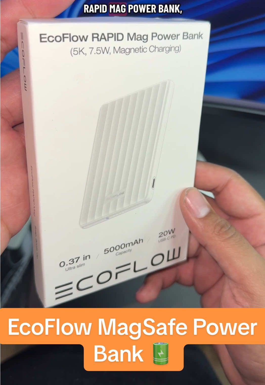 • Magnetic snap-on charging for iPhone • 20W fast charge via wireless or USB-C • Slim, pocket-friendly design • Perfect everyday backup battery for travel or work Up to -50% right now 🚨 EcoFlow MagSafe Power Bank #tiktokshopblackfriday #tiktokshopcybermonday #iphoneaccessories #portablecharger #techdeals