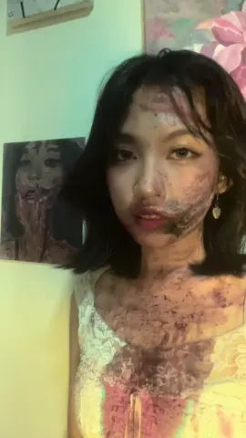 he consumed me whole yet no one sees it #fyp #kanibalismo #makeup #yearning 