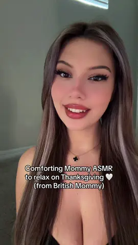 mommy comfort asmr #mommycomfortasmr #thanksgiving #comfortasmr #fyp #mommycherry 