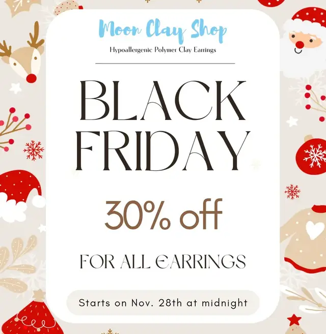 Gone in 24 HOURS! Once it ends, it won't be available again!⏳️ Happens only ONCE per year in my shop!🚨 November 28th is your only chance to get these! Set a reminder in my stories now! #teacherlife #teachersoftiktok #teacherlife #clayearrings #polymerclayearrings 