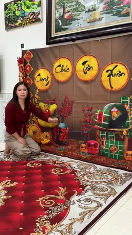 Tranh vải treo tết rất đẹp lại bền#tranhtet2026 #tranhtet #afiliate #thinhhanh #creatorsearchinsight 