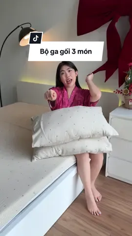 Bộ ga gối 3 món #chăngagối #chăn_ga_đẹp #mền #changaluathai #chanluathai 