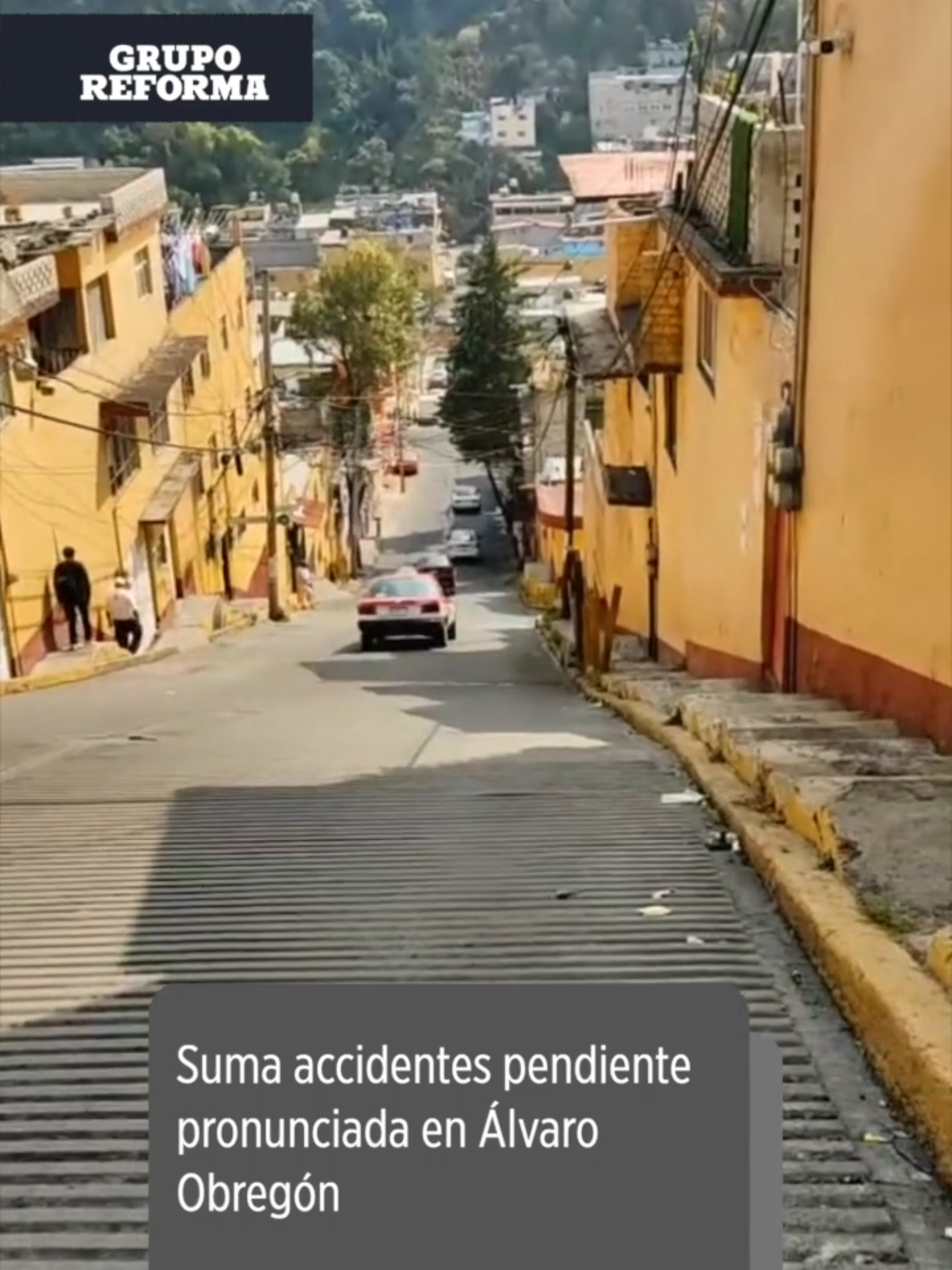 Suma accidentes pendiente  pronunciada en Álvaro  Obregón #noticias #viral #seguridad #proteccioncivil #cdmx