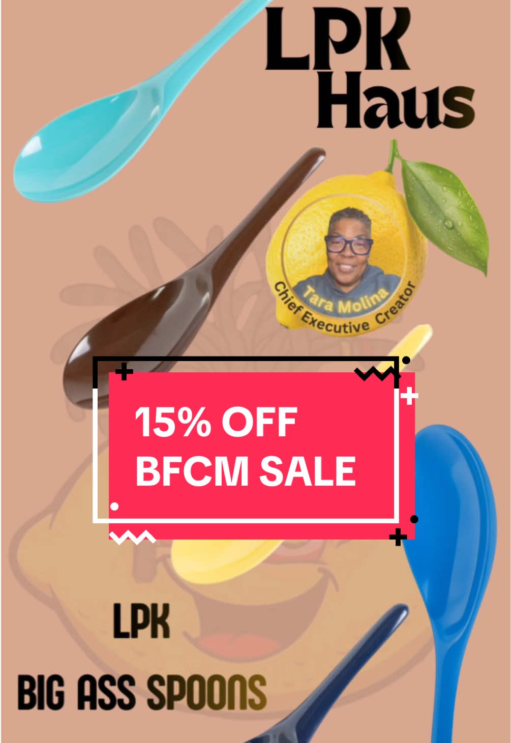 STARTS AT 11:59pm  11/27 thru 11:59pm 12/1 #bfcm 15% off! #lemonpepperkrrrakbigassspoon