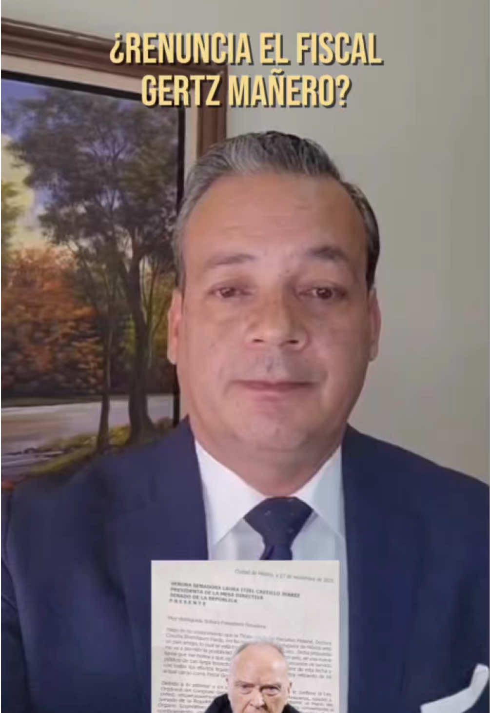 ¿Renuncia el fiscal Gertz Manero?