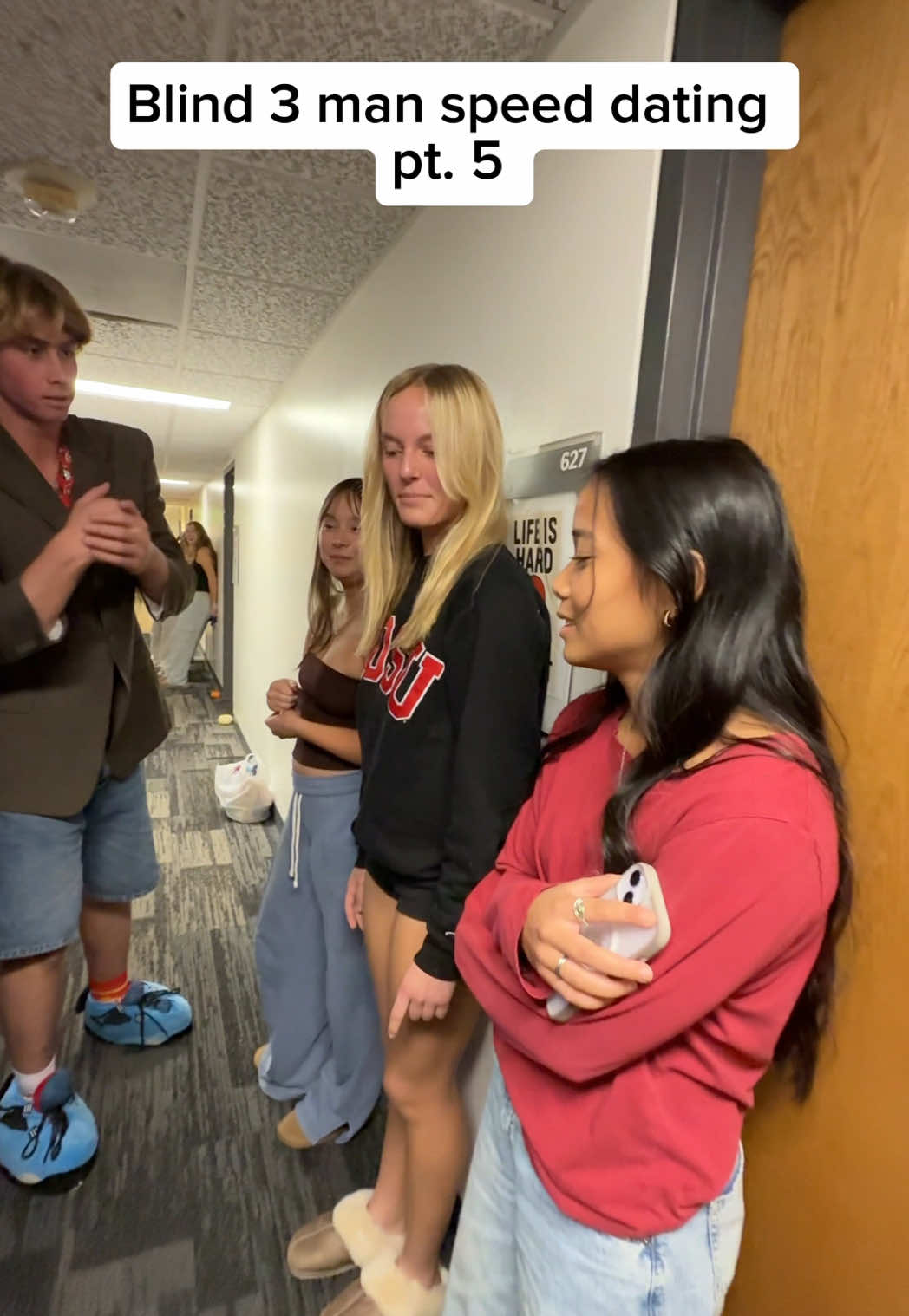 Blind 3 man speed dating pt. 5 #fyp #viral #funny 