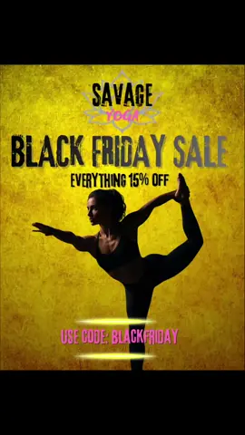It’s BLACK FRIDAY!! #blackfriday #attitude #yoga #yogalife #yogawear 