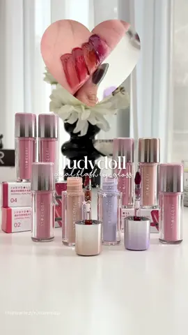 Judydoll Dual Flash Watery Lip Gloss🩶 Loving this lippie formula. Light-gel texture, medium to high pigment, glossy finish. Berasa ringan dan super lembab di bibir! Dual sided applicator, iron and cushion! #judydoll #judydolldualflashwaterylipgloss #judydollmakeup 